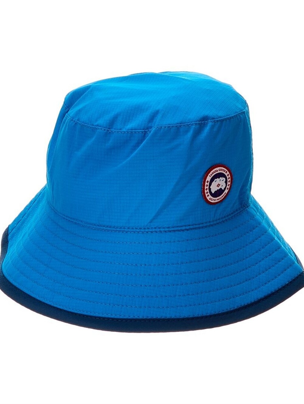 Canada Goose Baby/Toddle Blue Bucket Hat with Navy Edge